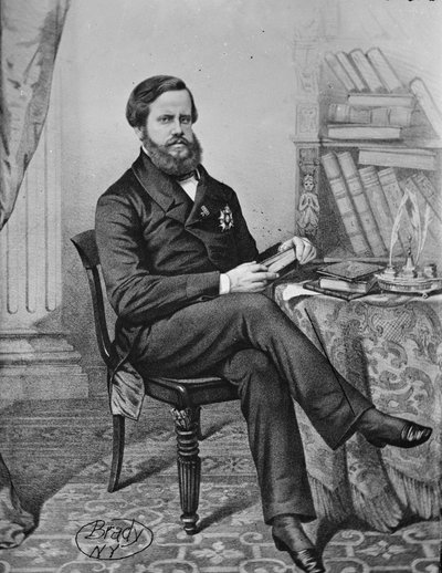 Don Pedro II, Emperador de Brasil, 1855-65 de American Photographer